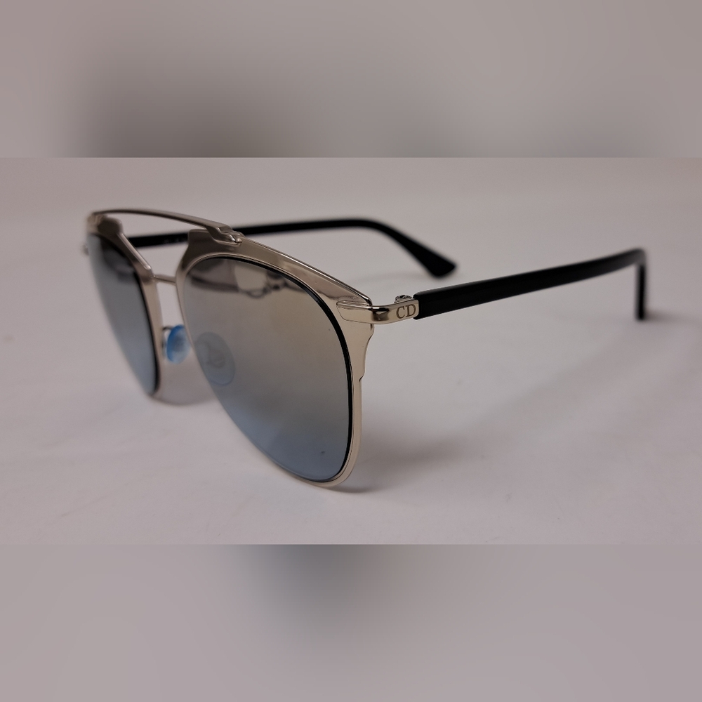 Christian Dior Womens Mirror Aviator Sunglasses Reflected SIlver 85LHD 52-21-140 - Picture 2 of 16